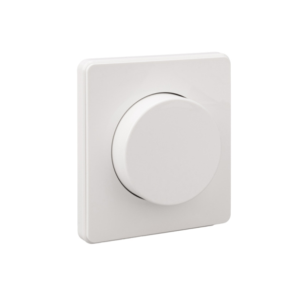 Светорегулятор ROUND (диммер) 300Вт с/у перламутр KRANZ