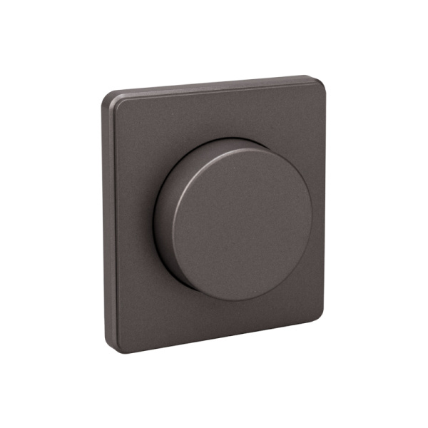 Светорегулятор ROUND (диммер) 300Вт с/у титан KRANZ