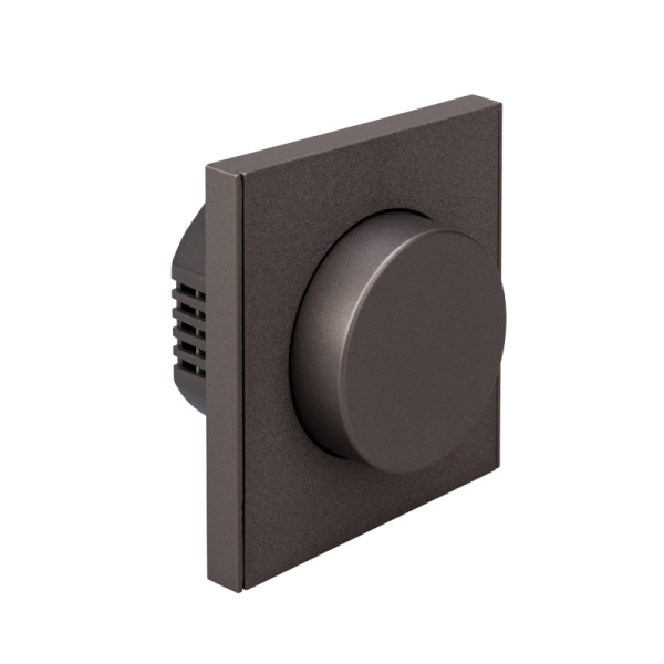 Светорегулятор STRONG (диммер) 300Вт с/у графит KRANZ