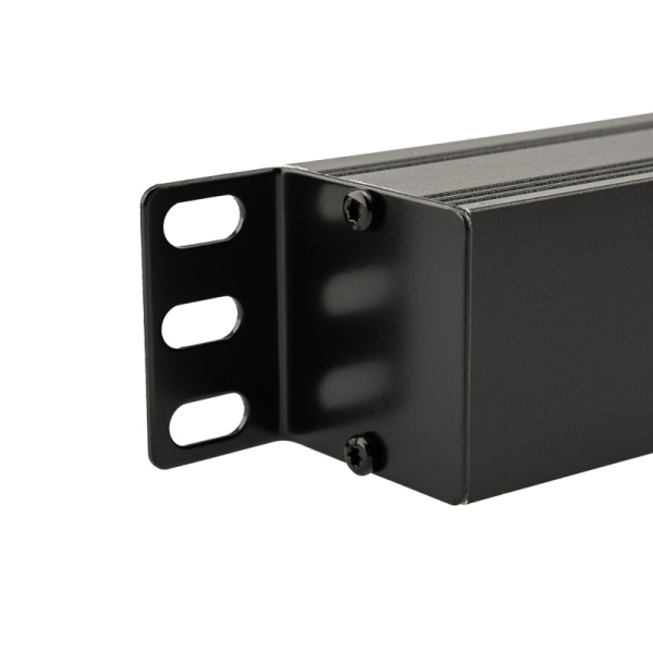 Блок распределения питания для 19" шкафов, вертикальный, 12 розеток СЕЕ 7/4, 16A, выкл, алюм корп, шнур 2м, вилка СЕЕ 7/7 REXANT