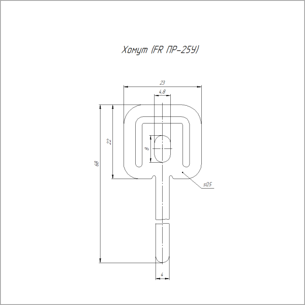 Хомут (FR ПР-25У) в гофроящике (5000 шт/кор) Промрукав