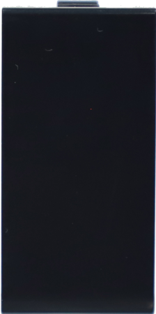 Заглушка 1 мод., черн. (22.5х45мм)
