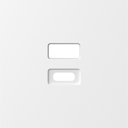 Накладка для розеток USB, матовый белый, серия A07