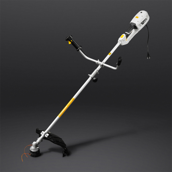 Триммер электрический KR-1400, 1400Вт, 420/255мм, катушка+диск, разборная штанга KRANZ