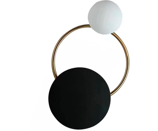 08442,20 Бра Арвен бронза/черный G4 10W