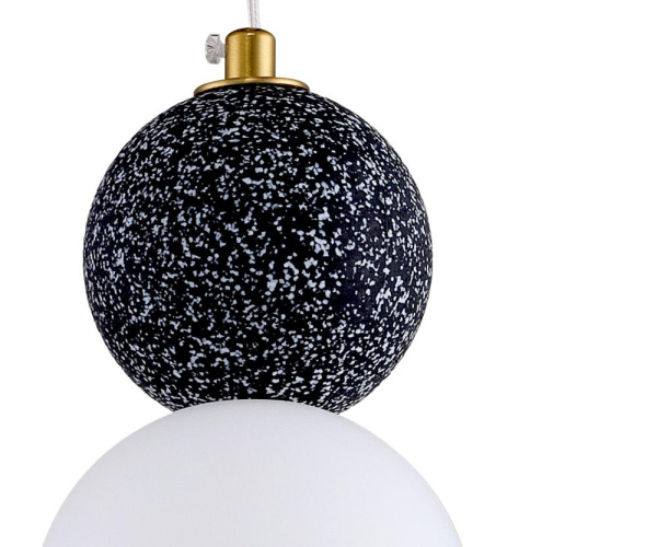 07627-1+1,19 Подвес Мони черный Led 6W