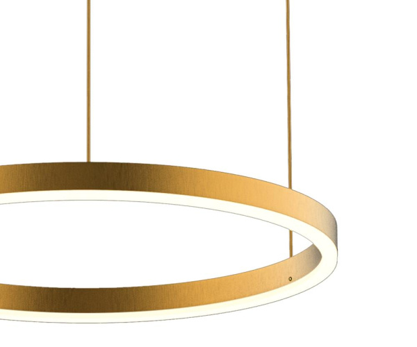 08212,33P(3000K) Подвес Тор мат. золото d40