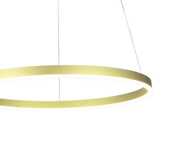 08213,32P(3000K) Подвес Тор светлое мат.золото d60