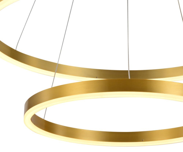 08219,36A(3000k) Подвес димм. Тор латунь d60+40