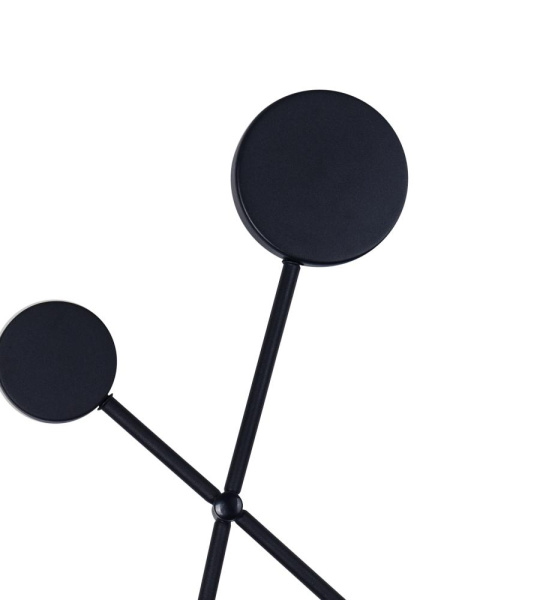 2207A,19 Настенный светильник Фирс черный Led 24W