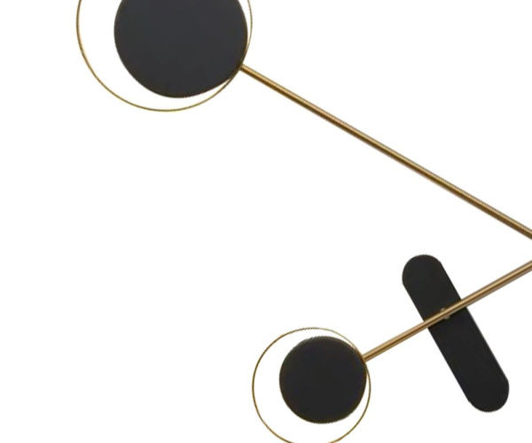 2209-40,36-19 Бра Акси латунь/черный Led 23W