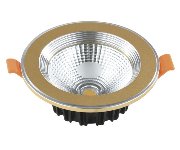 2135,33(4000K) Светильник золото d10,6 h4 Led 7W