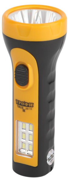 Светодиодный фонарь Трофи TA15 ручной аккумуляторный прямая подзарядка