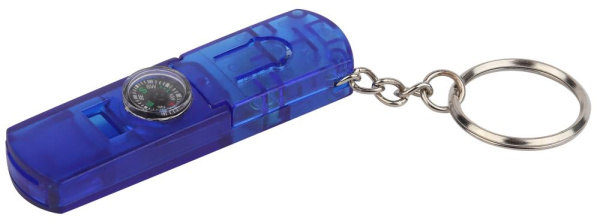 Фонарик брелок светодиодный ЭРА BB-501 для ключей компас, свисток