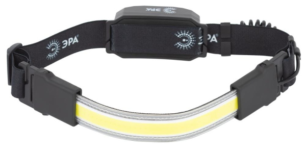 Фонарь налобный светодиодный ЭРА GA-807 Кибер аккумуляторный 5 Вт COB, 3 режима, miscro USB