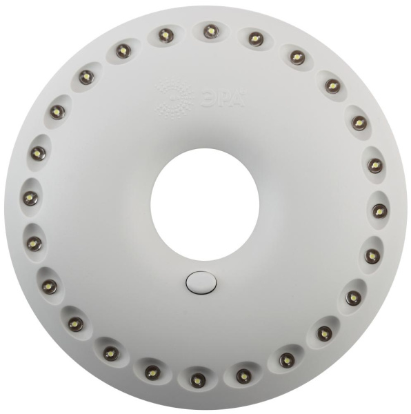 Фонарь кемпинговый светодиодный ЭРА K24 НЛО на батарейках с магнитом и карабином походный многофункциональный светильник