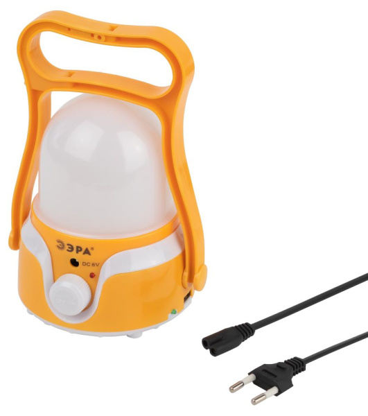 Фонарь кемпинговый светодиодный ЭРА KA-801  Гном  аккумуляторный 4 Вт, 1700мАч 5V, USB, подвес + диммер