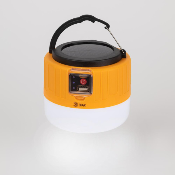 Фонарь кемпинговый светодиодный ЭРА KA-601  Пегас  аккумуляторный, на солнечной батарее + дистанционный пульт