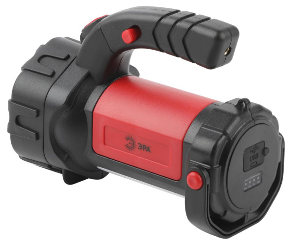 Светодиодный фонарь ЭРА PA-607 прожектор аккумуляторный 8 Вт, литий, поворотная ручка, Альфа