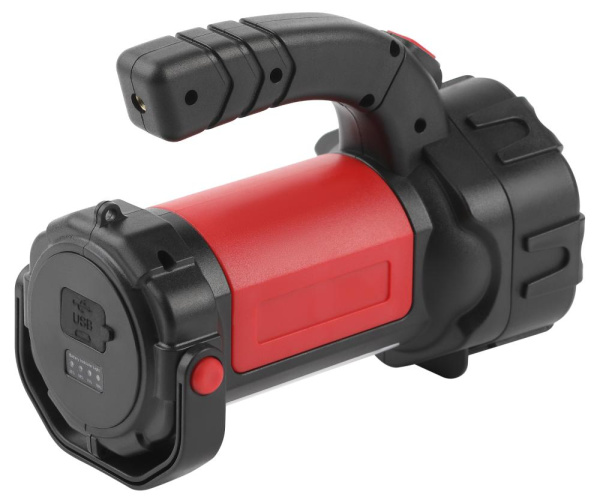 Светодиодный фонарь ЭРА PA-607 прожектор аккумуляторный 8 Вт, литий, поворотная ручка, Альфа