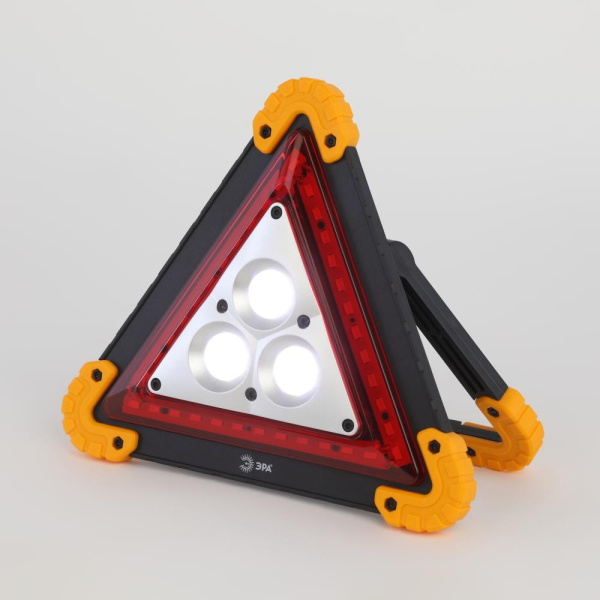 Фонарь автомобильный ЭРА  AA-801 аккумуляторный, светодиодный, аварийный знак [15 Вт, COB+LED, power bank]