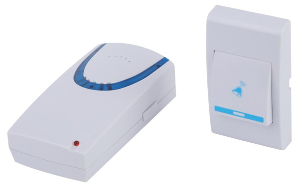 Звонок дверной ЭРА  A03 беспроводной, белый