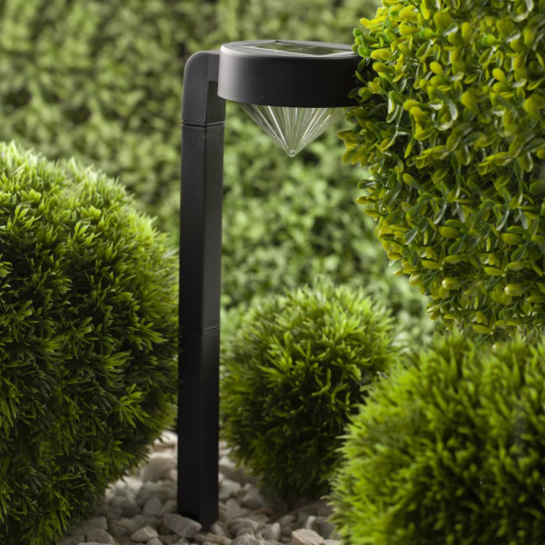 SL-PL42-DMD ЭРА Садовый светильник на солнечной батарее, пластик, черный, 42 см (24/672)