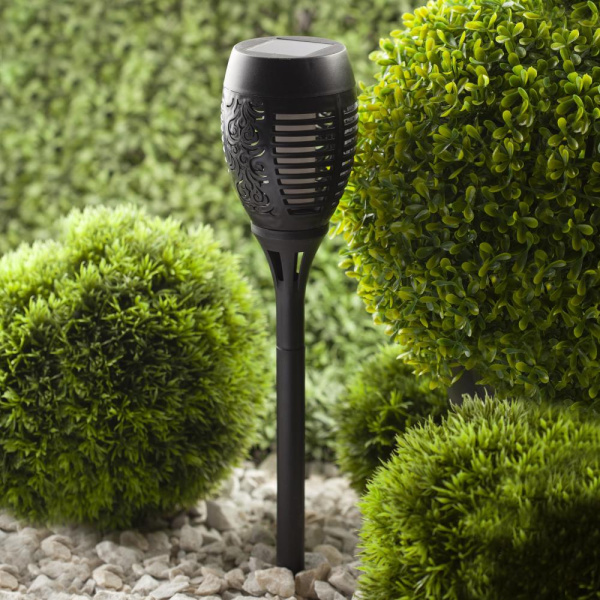 ERASF012-34 ЭРА Садовый светильник Факел на солнечной батарее, 50 см (12/216)