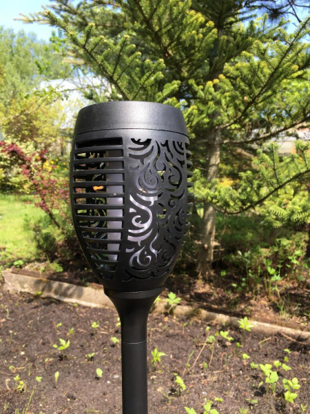 ERASF012-35 ЭРА Садовый светильник Факел на солнечной батарее, 72 см (12/192)