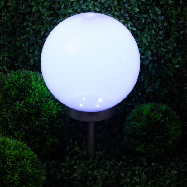 Светильник уличный ЭРА ERASF22-22 Шар на солнечных батареях садовый 25 см