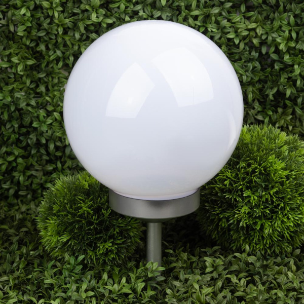 Светильник уличный ЭРА ERASF22-22 Шар на солнечных батареях садовый 25 см