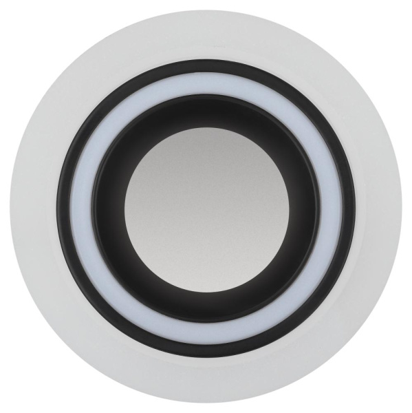 Встраиваемый светильник декоративный ЭРА DK90 WH/BK MR16/GU5.3 белый/черный