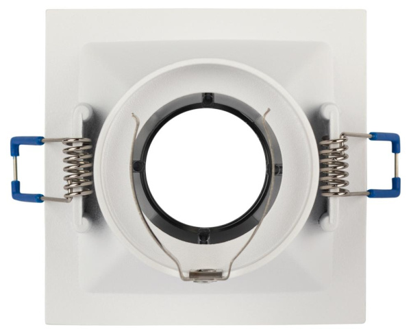 Встраиваемый светильник декоративный ЭРА KL102 WH/GD MR16 GU5.3 белый золото