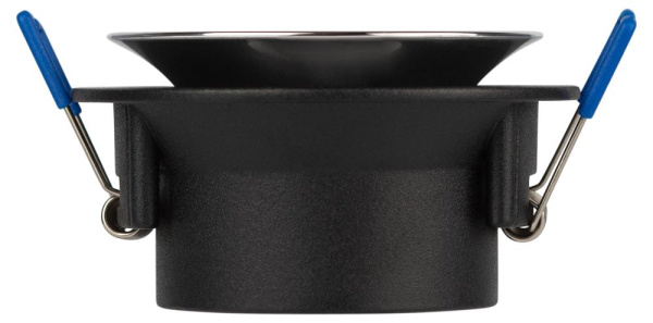 Встраиваемый светильник декоративный ЭРА KL103 BK/CH MR16 GU5.3 черный хром