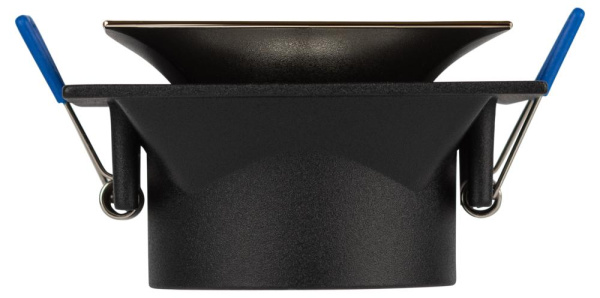 Встраиваемый светильник декоративный ЭРА KL102 BK/GD MR16 GU5.3 черный золото