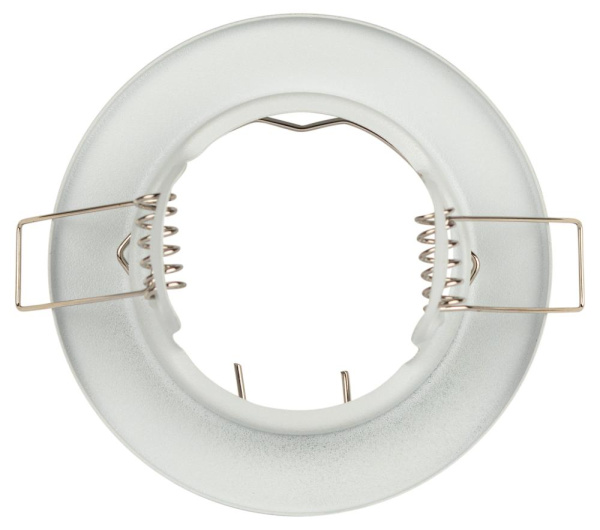 Встраиваемый светильник штампованный ЭРА ST1 SWH MR16 GU5.3 белый матовый