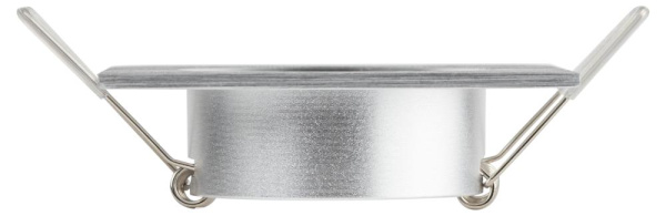 KL57 SL Светильник ЭРА литой  "алюминевый " MR16,12V/220V, 50W  серебро (100/1400)