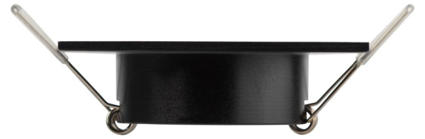 KL57 SL/BK Светильник ЭРА литой  "алюминевый " MR16,12V/220V, 50W  серебро/черный (100/2100)