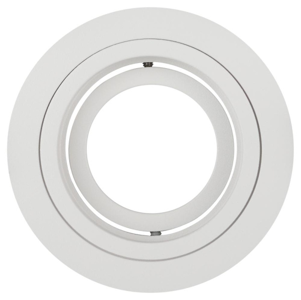 Встраиваемый светильник алюминиевый ЭРА KL84 WH MR16/GU5.3 белый