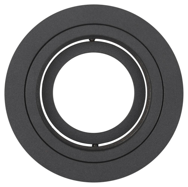 Встраиваемый светильник алюминиевый ЭРА KL84 BK MR16/GU5.3 черный