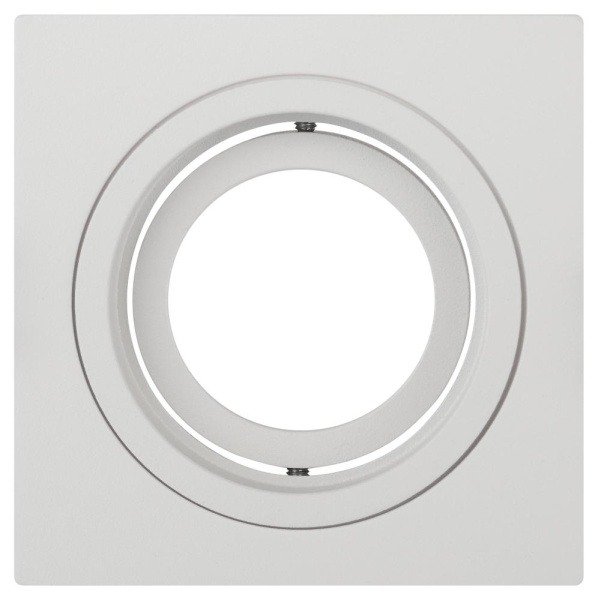 Встраиваемый светильник алюминиевый ЭРА KL85 WH MR16/GU5.3 белый