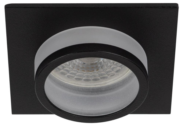 Встраиваемый светильник алюминиевый ЭРА KL88 BK MR16/GU5.3 черный
