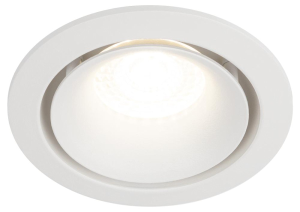 Встраиваемый светильник алюминиевый ЭРА KL100 WH MR16 GU5.3 белый