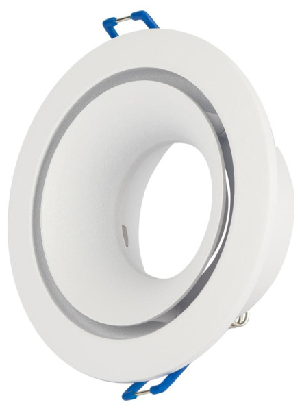 Встраиваемый светильник алюминиевый ЭРА KL100 WH MR16 GU5.3 белый