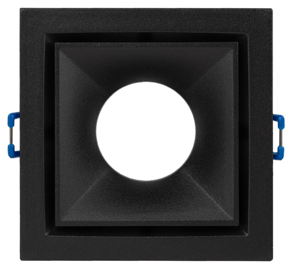 Встраиваемый светильник алюминиевый ЭРА KL101 BK MR16 GU5.3 черный