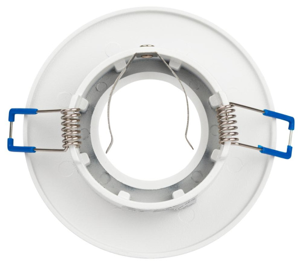 Встраиваемый светильник алюминиевый ЭРА KL105 WH MR16 GU5.3 белый