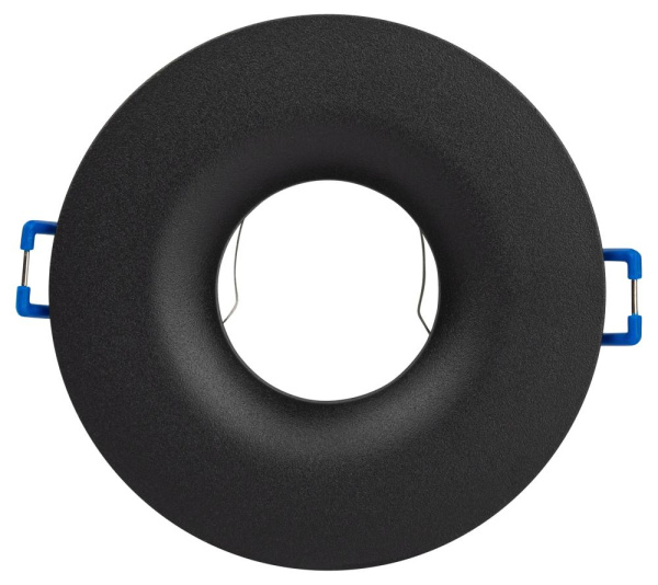 Встраиваемый светильник алюминиевый ЭРА KL105 BK MR16 GU5.3 черный