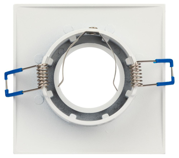 Встраиваемый светильник алюминиевый ЭРА KL104 WH MR16 GU5.3 белый
