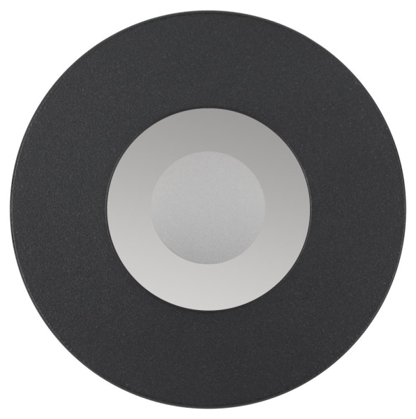 Встраиваемый светильник влагозащищенный ЭРА WR3 BK MR16/GU5.3, IP44, черный