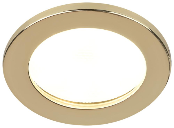 Встраиваемый светильник влагозащищенный ЭРА KL95 GD GX53 IP44 золото